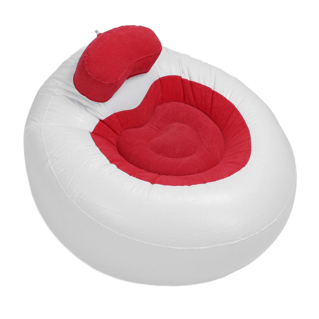 Диван-кресло ПВХ Флокирование Любящее Сердце Моделирование Надувной Мягкий Диван для Гостиной Балкона На Открытом Воздухе