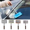 Инструмент для чистки лобового стекла автомобиля с выдвижной ручкой, многоразовые салфетки из микрофибры, выдвижная щетка для чистки