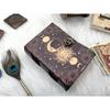 Handmade Vintage Journal Sun Moon Leather Journal Grimoire Journal 7x5 Inch