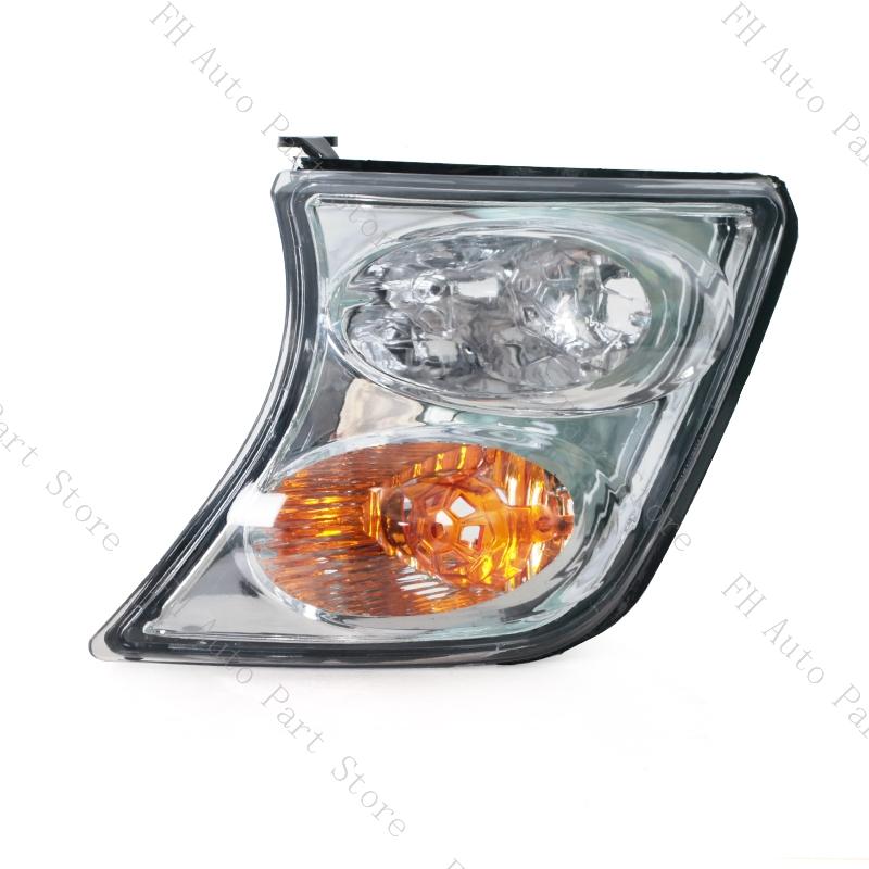 Передний бампер автомобиля Фара Боковой габаритный огонь Угловой Указатель поворота Лампа Без лампочки Для Nissan Patrol Y61 2001 2002 2003 2004