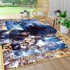 1pc Star Wars Cartoon Carpet, 100% Polyester, Non-slip, Machine Washable, Waterproof, Outdoor Yard and Garden Decor, Home and Bedroom Decorative