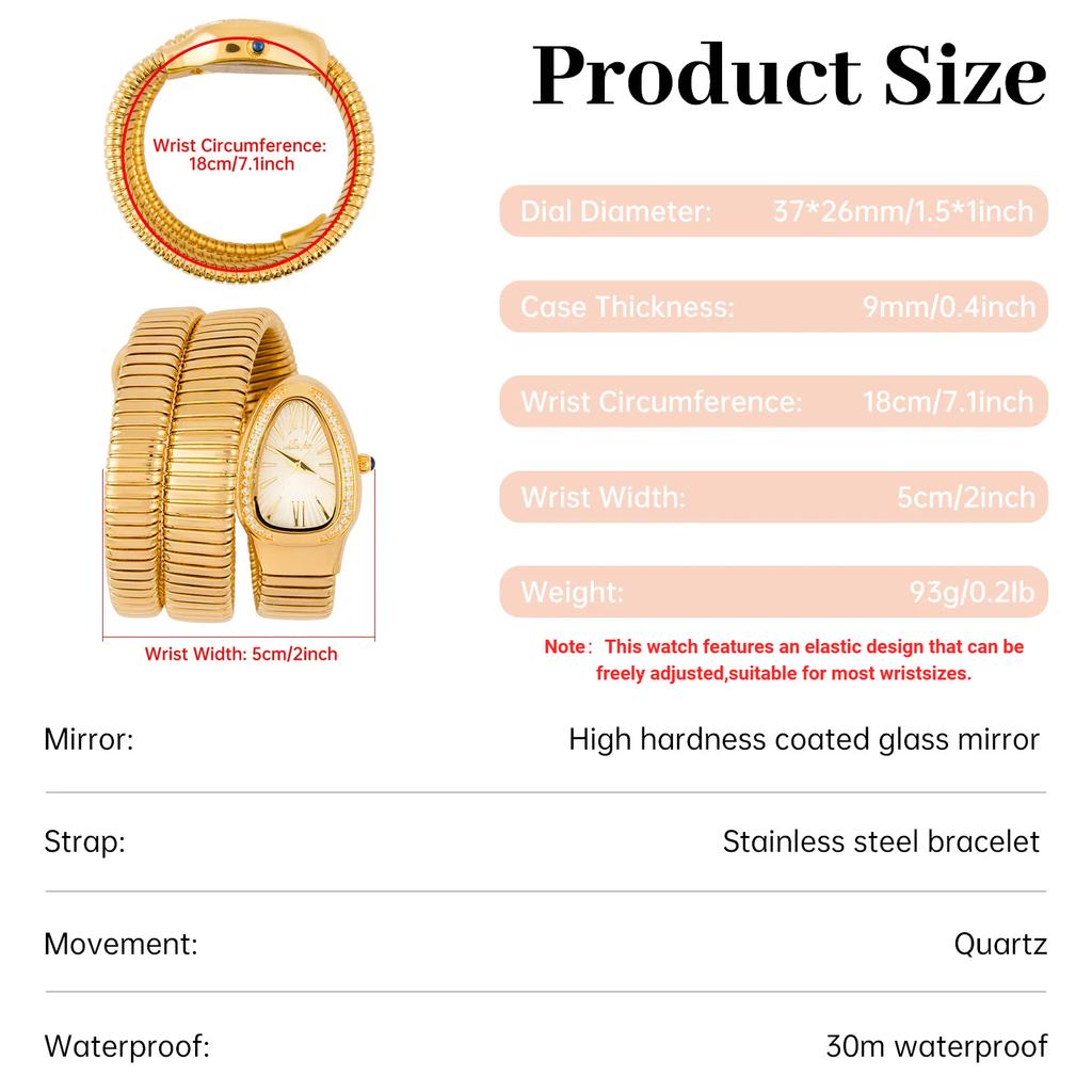 MISSFOX кварцевые часы популярные женские часысредние старинные маленькие модные элегантные высококачественные женские часы в форме змеи