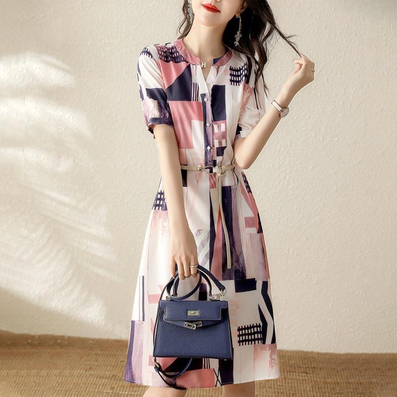 New Summer French Light and Mature Dress for Women