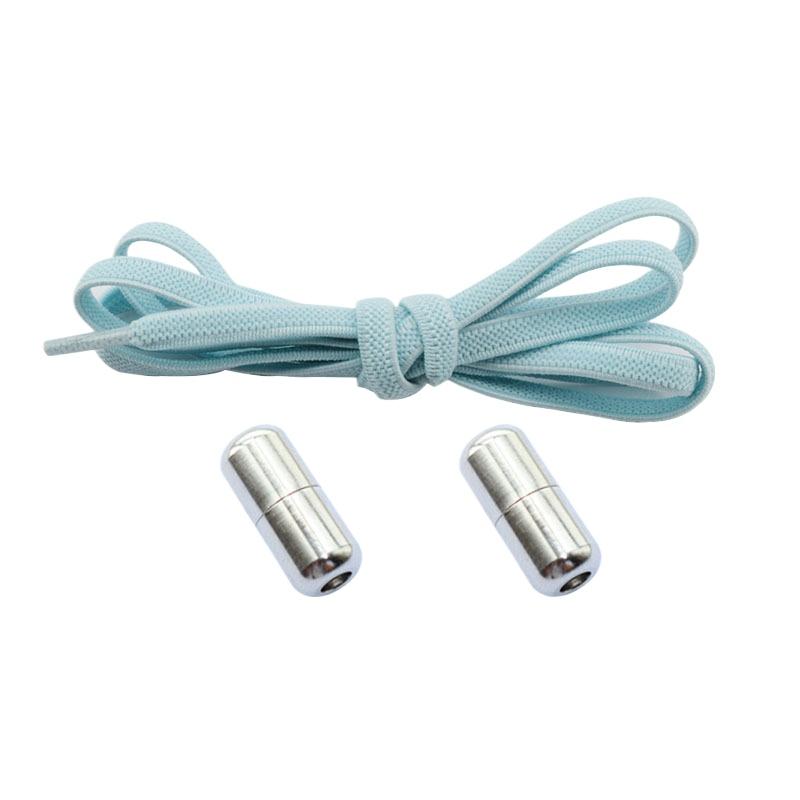 Шнурки без завязок с металлическим замком – плоские эластичные шнурки для кроссовок для взрослых, быстрозатягивающиеся шнурки для ленивых дней