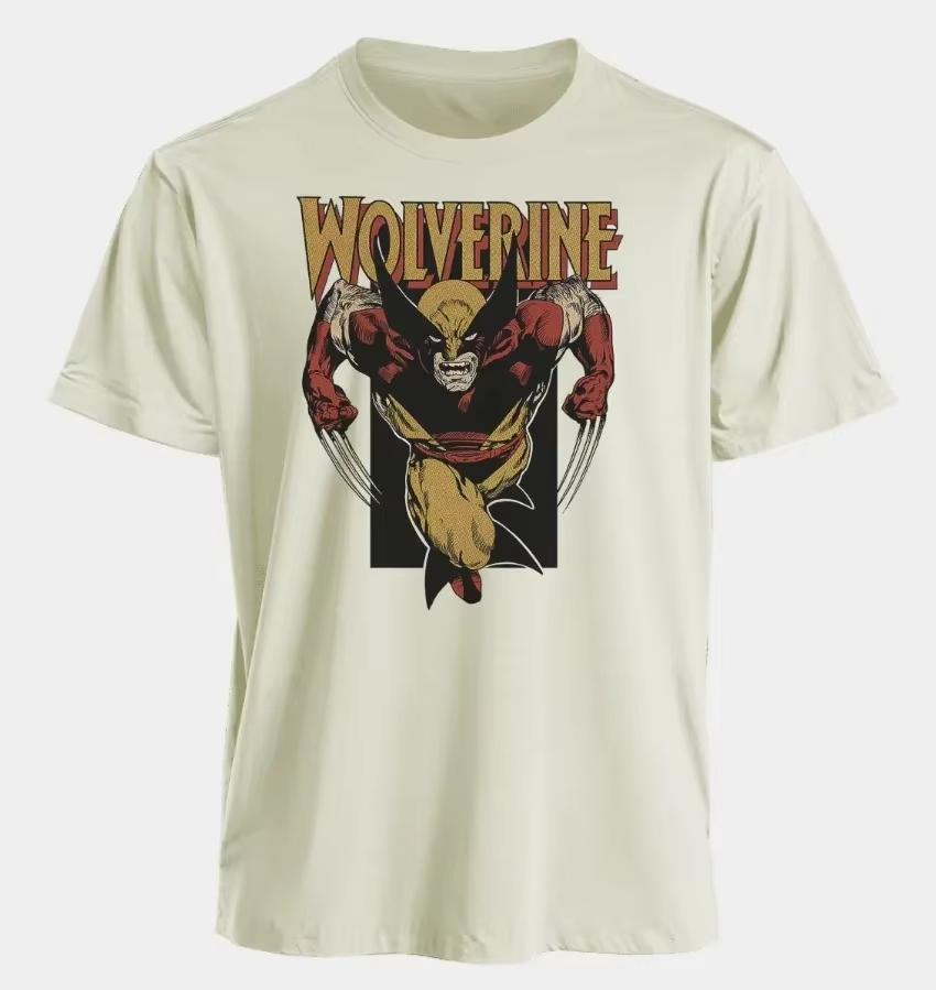This Vintage Black Marvel Wolverine T-shirt Features Classic Comic Art for Diehard X-Men Fans Who Love Retro Superhero Tees