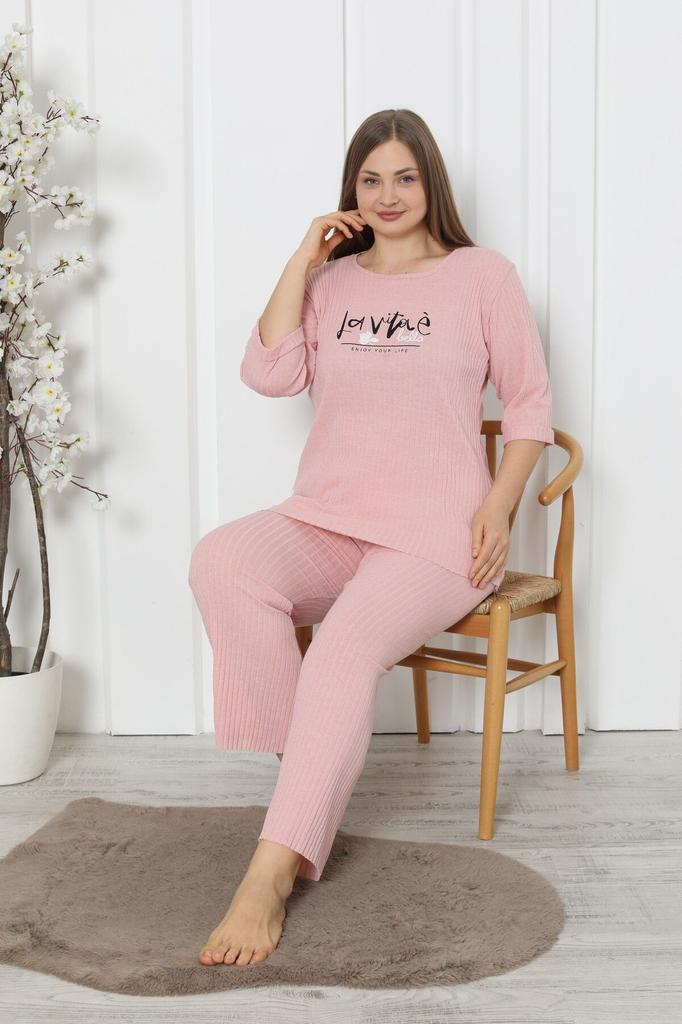 Женский стиль, пижамный комплект больших размеров, сезонный удобный пижамный комплект большого размера