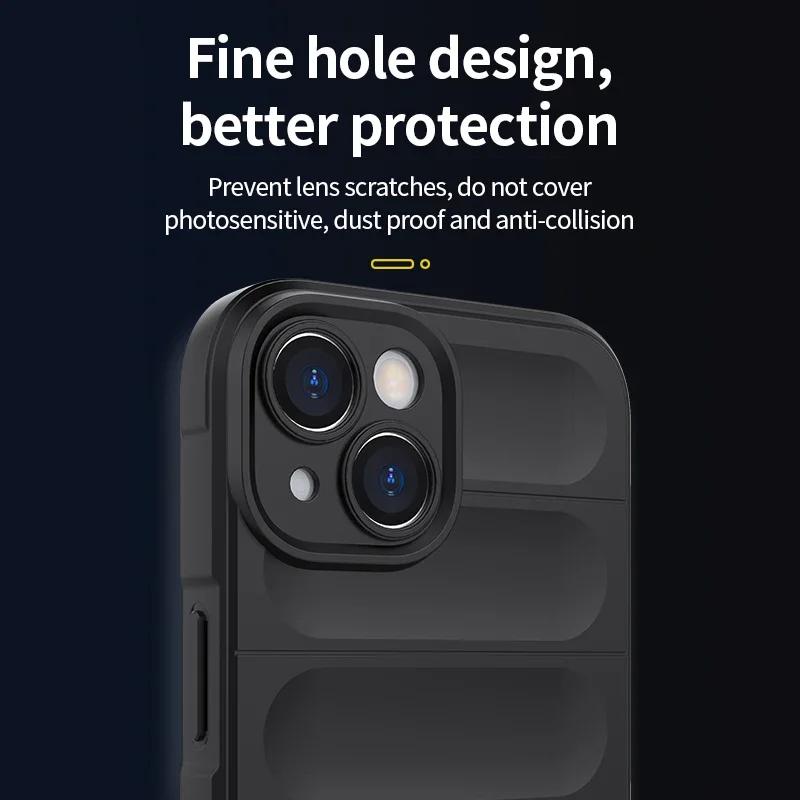 Ударопрочный матовый бронированный чехол для Apple iphone 16 15 14 11 12 13 Pro Max Plus, мягкая противоскользящая защитная крышка