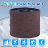 Winter Neck Warmer Women Men Thickened Fleece Lining Scarf Thick Windproof Ski Neck Gaiter Skiing Snowboarding Scarf