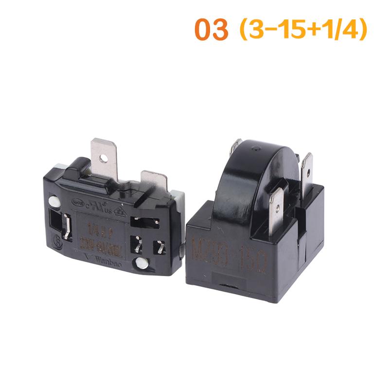 1 шт. PTC реле стартера холодильника реле стартера защита от перегрузки холодильника