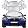 6PCS Car Sunshade Front And Rear Windshields Privacy Windows Sun Protection   Thermal Insulation Sunshades Car Accessories