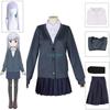 Aharen-san Wa Hakarenai Reina Aharen Cosplay Costume School Uniform Women Outfit Rok Blouse Suit Halloween Costume Wig Outfit
