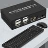 KVM-переключатель HDTV 2 входа 1 выход 4K 3840x2160 USB Клавиатуры Мышь Разделяемый Селектор Переключатель 4K 3840x2160 Для ПК Ноутбука Офиса