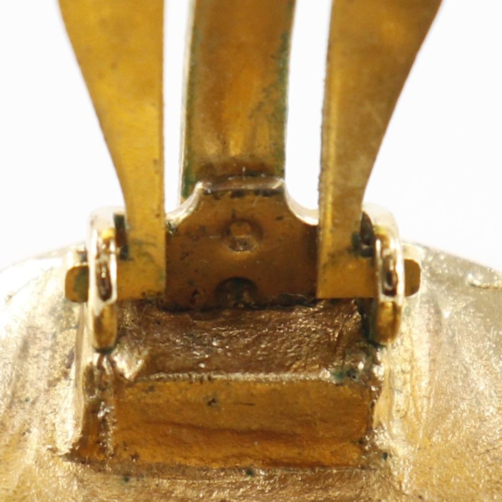 Chanel Серьга COCO Mark винтажная Позолоченное золото 16 г Женская Б/у