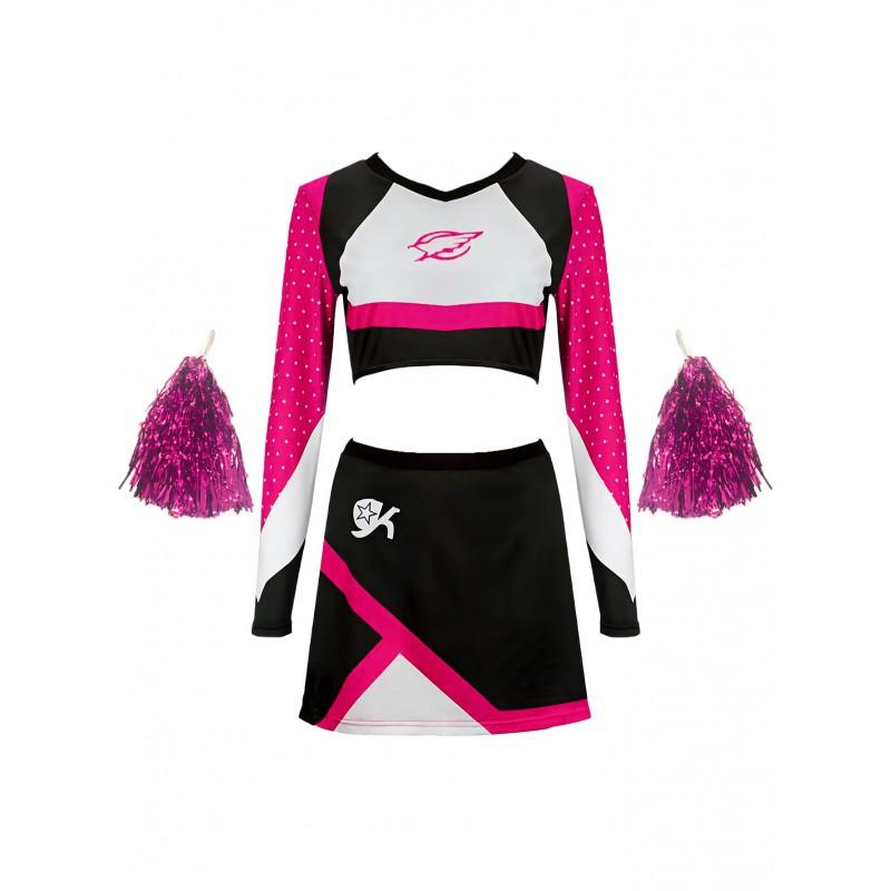Euphoria Cheerleader Maddy Cosplay Costume Short Set Stage Performance Women