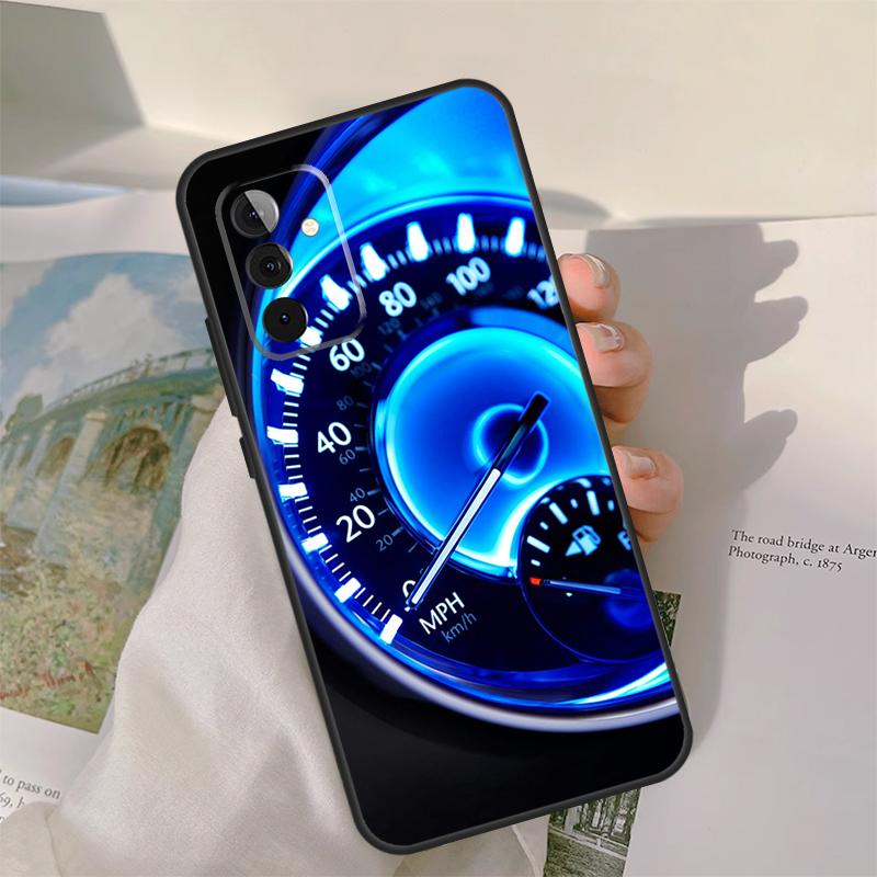 Крутой ретро-спидометр Чехол для Samsung Galaxy A16 A26 A56 A36 A06 A52 A53 A33 A13 A34 A54 A14 A15 A35 A55 A22 A32
