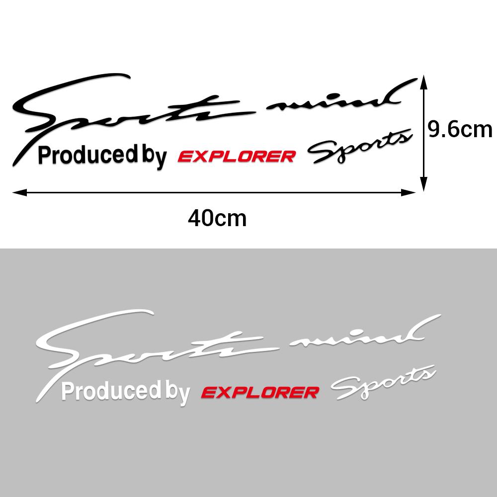 GDZJ3 Vinyl Car Logo Headlight Eyebrow Sticker Decor Accessories Auto Styling For Ford Mustang Focus Kuga Mondeo Fiesta Escape Edge