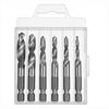 High Speed Steel Screw Tap Drill Bits Hex Shank Metric Tap Drill Bits  for Deburring Application
