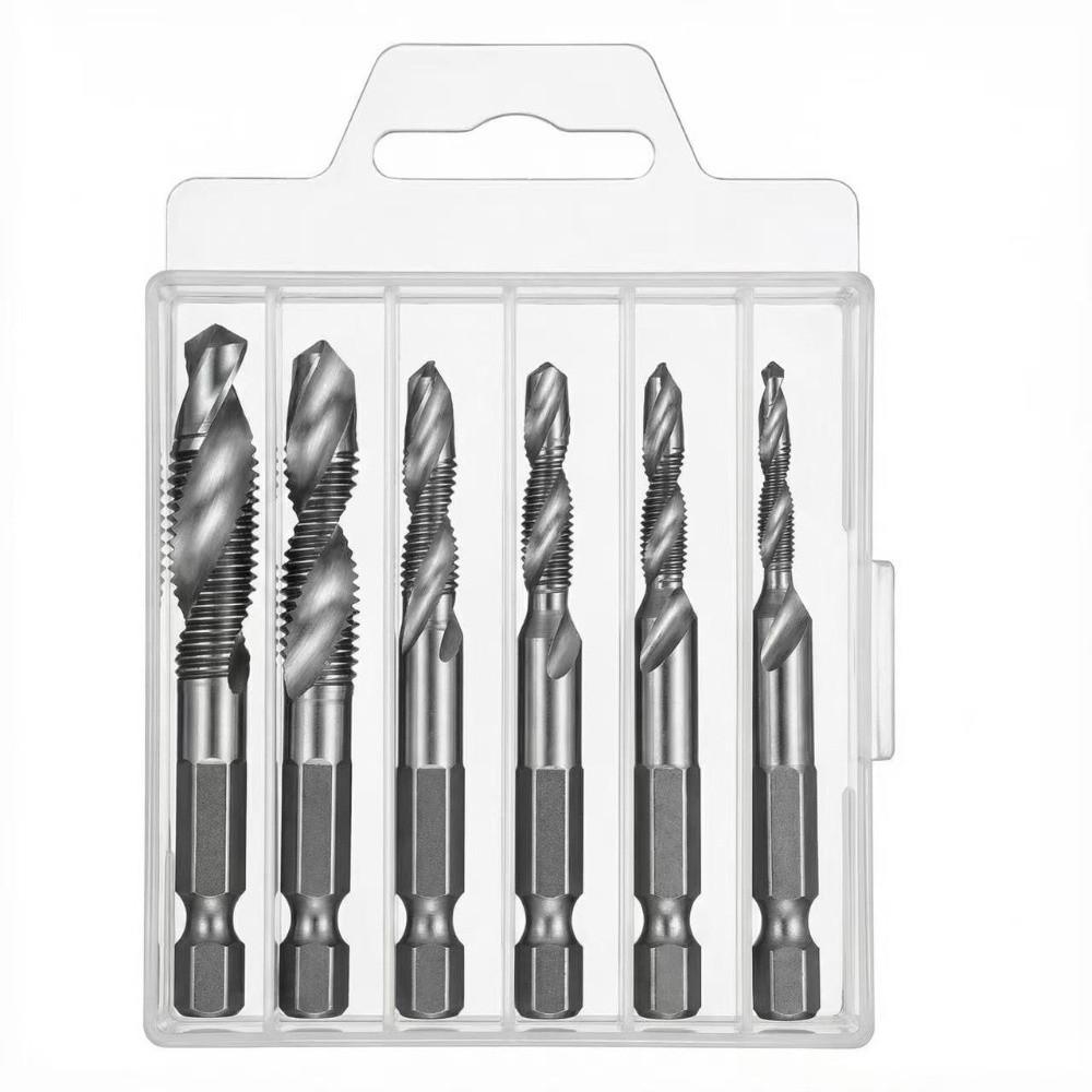 High Speed Steel Screw Tap Drill Bits Hex Shank Metric Tap Drill Bits for Deburring Application