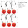 1 Set Red Nose Days 2024 LED Glowing Red Clown Nose