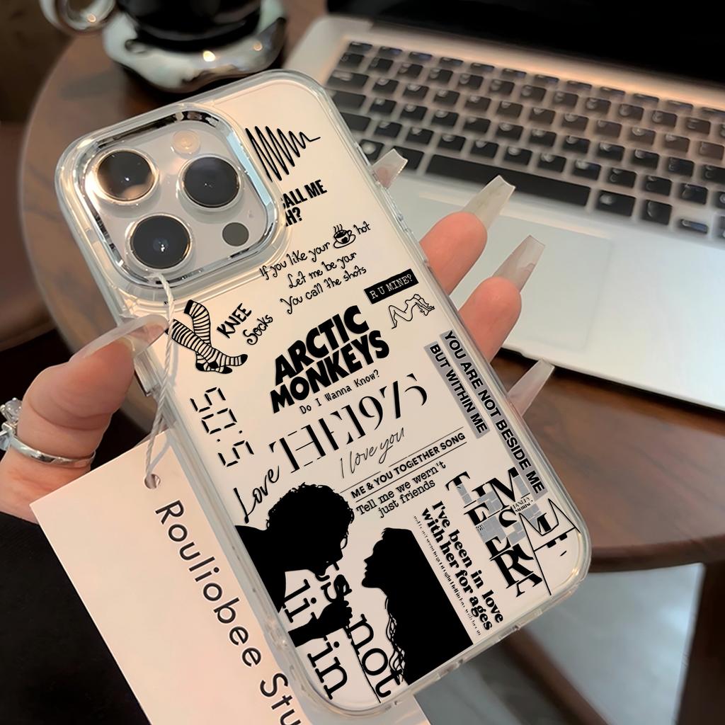 Модный черный чехол для телефона Arctic Monkeys A- Для iPhone 17 16e 16 15 14 13 12 11 mini Pro Max X XR XSMAX 8 7 Air Plus Мягкий чехол