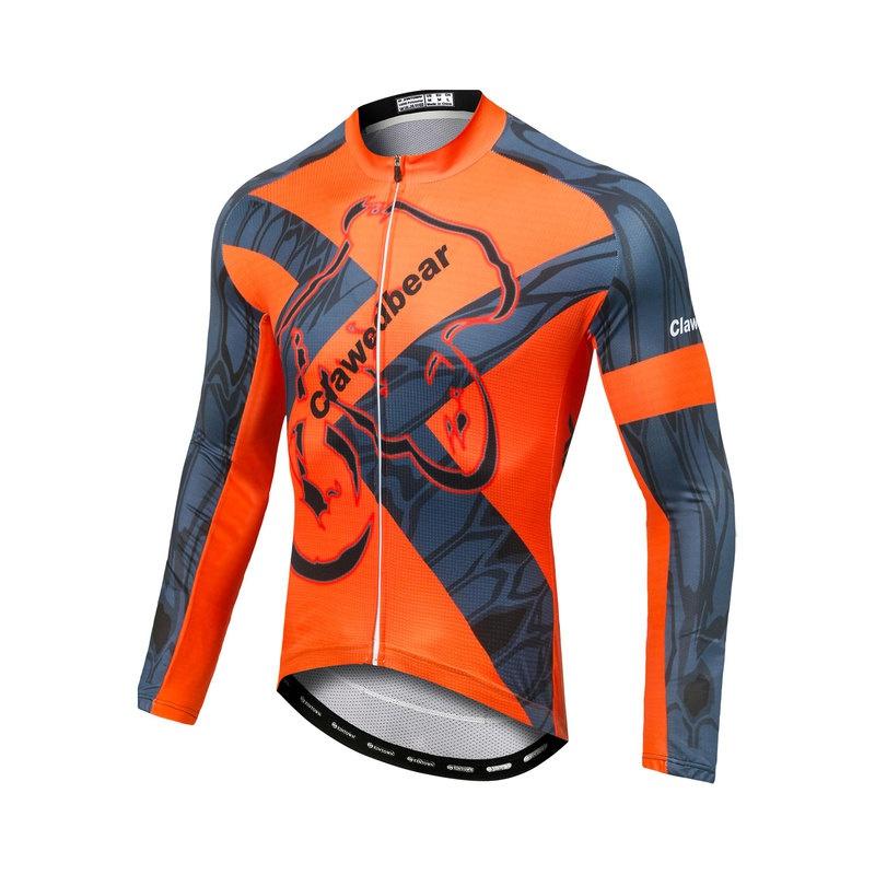 Мужские комплекты для езды на велосипеде с длинными рукавами, одежда для защиты от пота, костюмы с 3D набивкой, подушка для велоспорта, трикотажные изделия для велоспорта