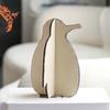 Creative Abstract Leather Animal Penguin Ornaments Modern Minimalist Model Room Art Design Living Room Bookcase Decorations