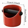 Creative Espresso Knock Box Splash-proof 500ml Coffee Grounds Storage Bucket Anti-slip Plastic Coffee Grounds Bin Household
