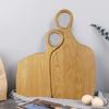 2Pcs Wooden Cutting Board with Handle for Kitchen Multifunctional Serving Tray for Cheese Fruits Desserts Charcuterie Boards Dining Table Decor