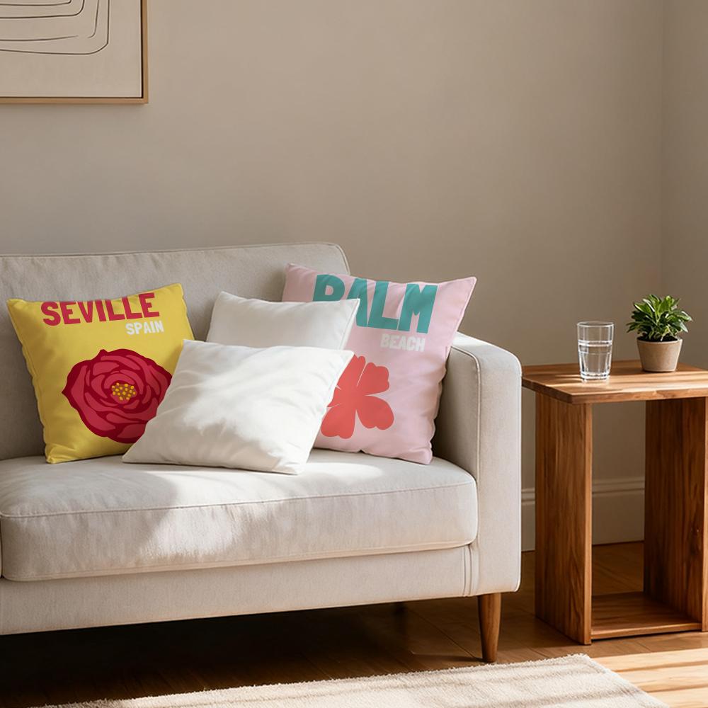 Pillow Case luxurious home office, sofa decorative Multi sized car seat cushions, pillowcases Flowers
