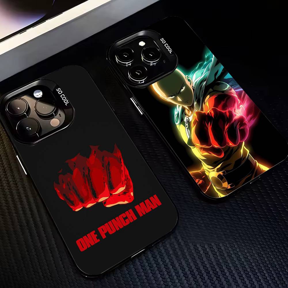 Крутой power O-One P-Punchs Man-opm Чехол для телефона Для iPhone 17,16,15,14,13,12,11 Plus,Pro Max,Цветной Серебристый Чехол для телефона Funda Cover