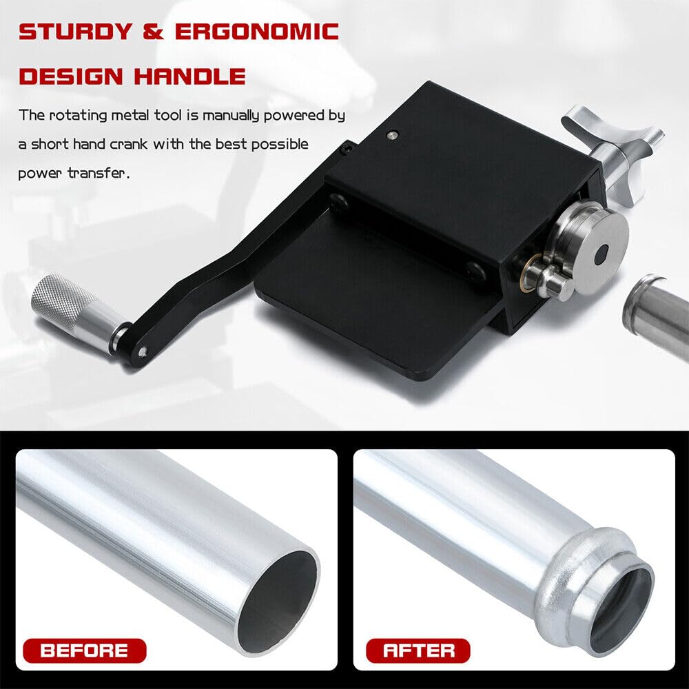 Qiilu Трубогиб Вальцовка для Формирования Бортиков Труб Инструмент для Вальцовки Стальных Труб для и Труб Большего Диаметра Инструмент, Машина, 5/8"