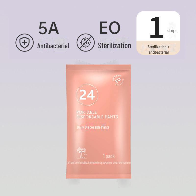 Женское стерильное одноразовое хлопковое нижнее белье - индивидуально упаковано для беременных, путешествий, использования в салонах красоты