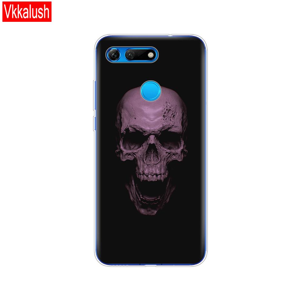 Силиконовый чехол для телефона для Huawei Honor View 20 V20, чехол из ТПУ, мягкий силиконовый чехол для Honor V20, чехол с милым животным узором