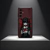 D-Dark-style doll  Phone Case For Samsung S 25,24,23,22,30,21,10,9,Ultra,Plus,Lite,FE,4,5 G Soft Black Case