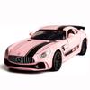 1/32 Scale Benz AMG GTR Sports Car Model Toy Car Die Casting Alloy Car Model Pull Back Vehicles Toys for Toddlers Kids Boys Girls Gift