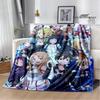 Мультяшные пледы с принтом Sword Art Online Плед для пикника Теплые фланелевые пледы Постельные принадлежности для дома Подарки на день рождения