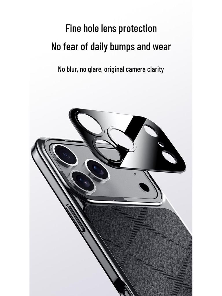 Ультратонкий роскошный кожаный чехол для iPhone 17 Pro Max: Персонализированная мягкая обложка премиум-класса