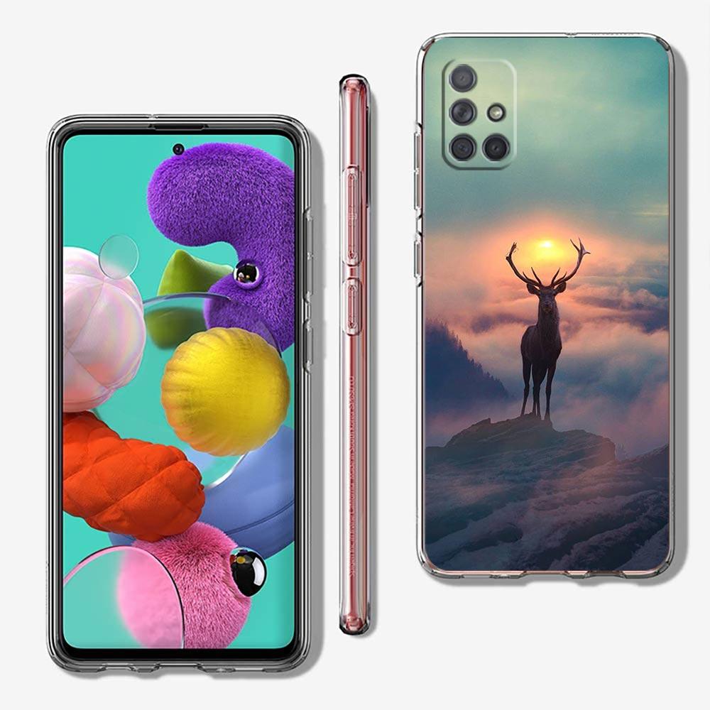 Deer Hunting Camo Phone Case For Samsung Galaxy A51 A71 A21S A12 A11 A31 A41 A01 A03S A22 A13 A33 A73 A53 A52 A32 5G A23 Cover