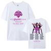 2026 PCD FOREVER Тур В честь 20-летия Футболка Дизайн The Pussycat Dolls Печатные Футболки С Коротким Рукавом Хлопок Женские Футболки