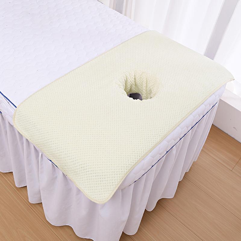 1 шт 40*80 см спа полотенце кровать бандана коралловый бархат массажный стол планка полотенце для лица ананас решетка