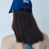Poesiedame PARACHUTE CAP IN NAVY