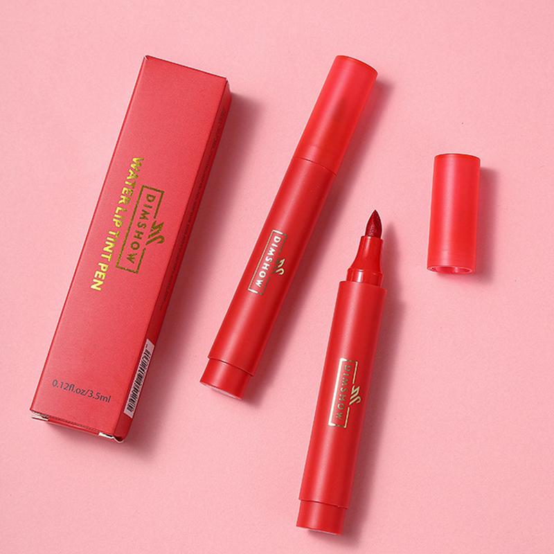 Lip Stain Marker Pen Liquid Dye Lip Tint Водостойкий Стойкий Карандаш Для Губ Увлажняющий Не Размазывающийся Матовый Макияж Для Губ