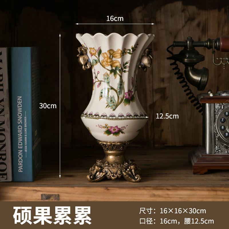 Фарфоровая ваза ретро сине-белый фарфор европейская гостиная украшение аранжировка цветов легкая роскошь китайское украшение