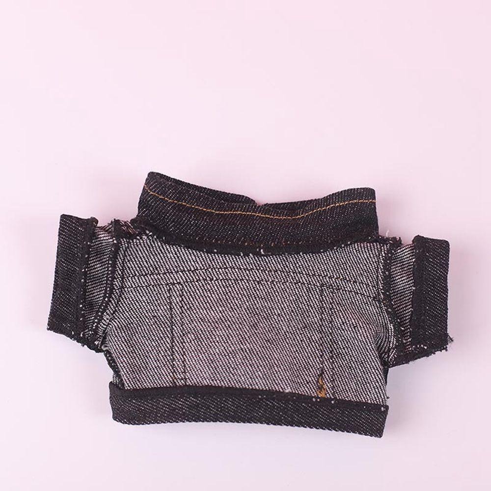 BJD Dolls Jeans Shorts Outfits Doll Clothes Handmade Jacket Pants For 15~20cm Doll Winter Top Coats