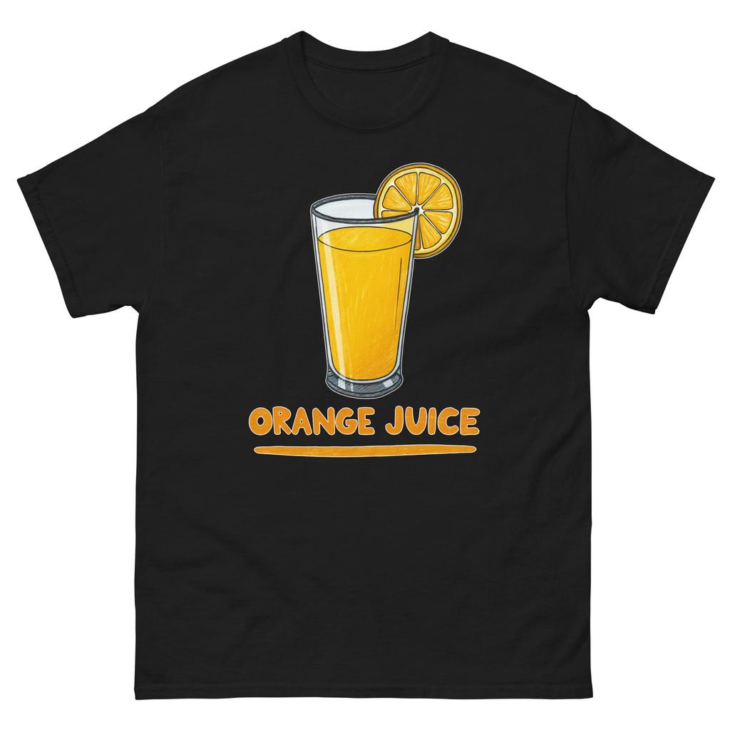 Orange Juice Drink Delicious Popular Beverage T-Shirt