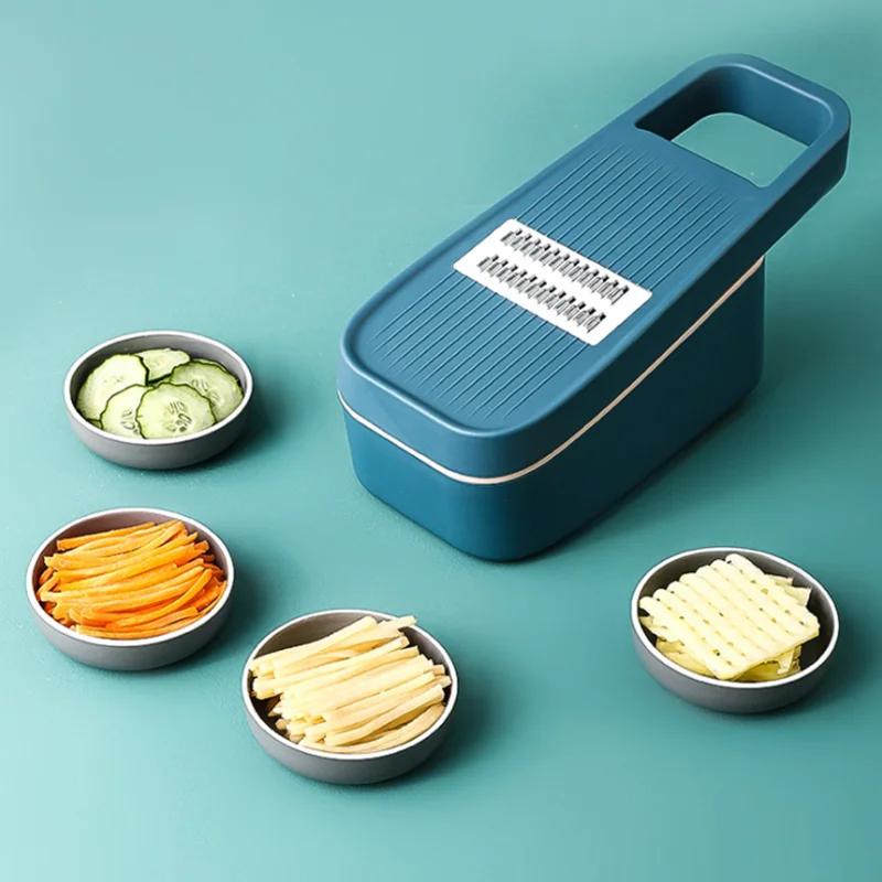 Овощерезка, слайсер, кубикорезка, измельчитель овощей, ручная мандолина, овощечистка для фруктов и картофеля, для чеснока, капусты, моркови