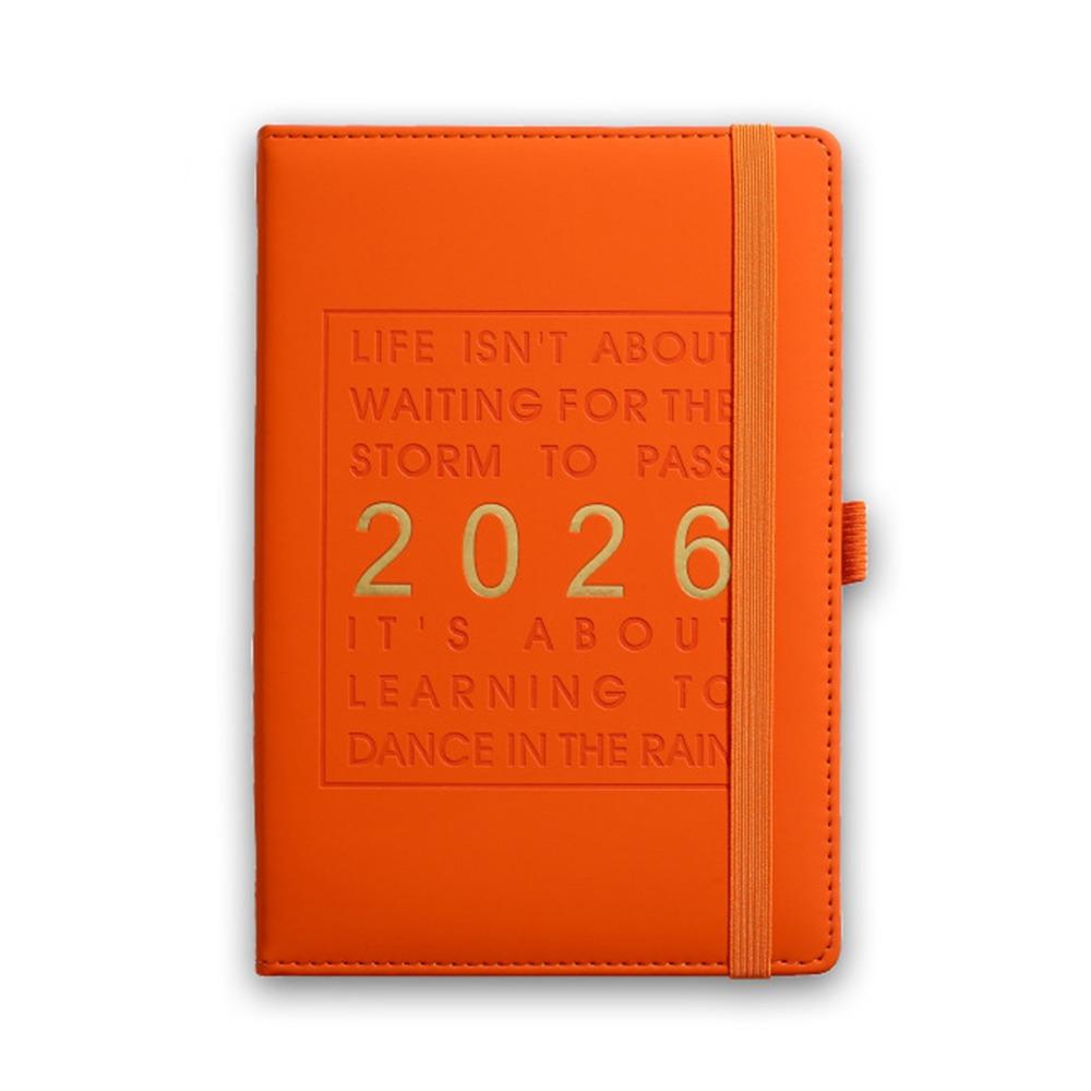 12 Months 2026 Schedule Planner Notepad English 365 Days Efficiency Notebook  Business
