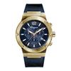 Часы Chrono Leather Blue Gold Blue
