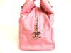 Authentic CHANEL New Travel Pink Nylon Leather Hand Bag Mini Boston Bag #a989  Refurbished