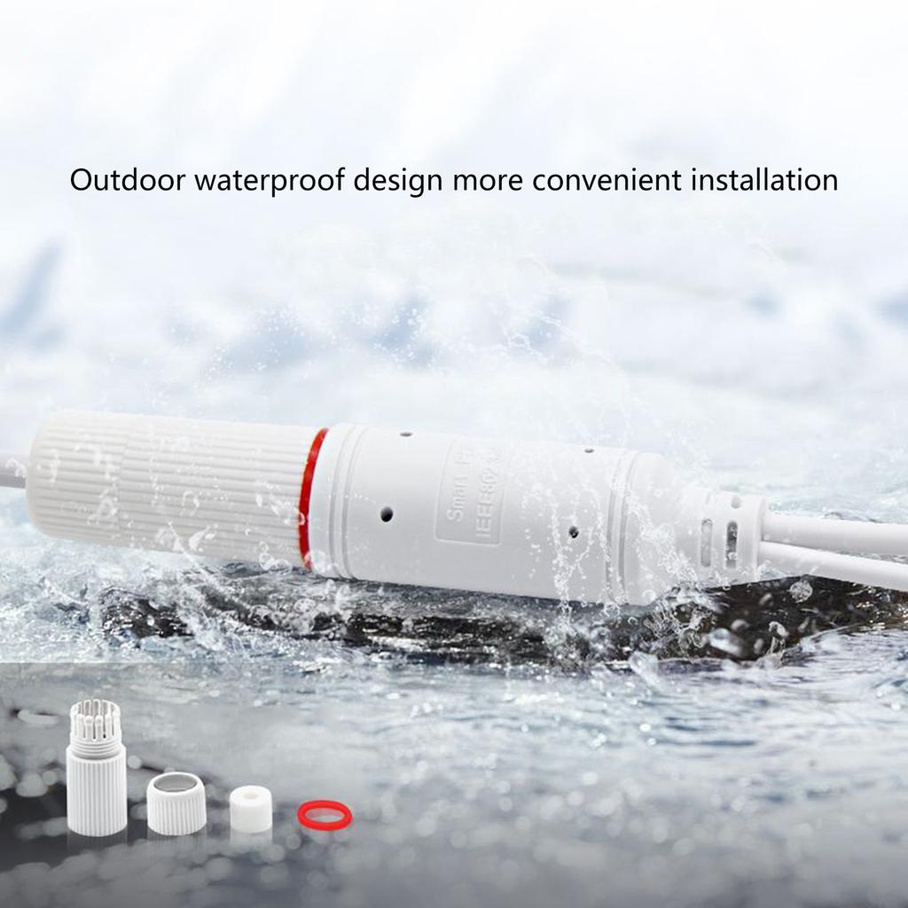 Адаптер-сплиттер Power Over Ethernet POE 48 В - 12 В с видеокабелем и кабелем питания для стандартных устройств